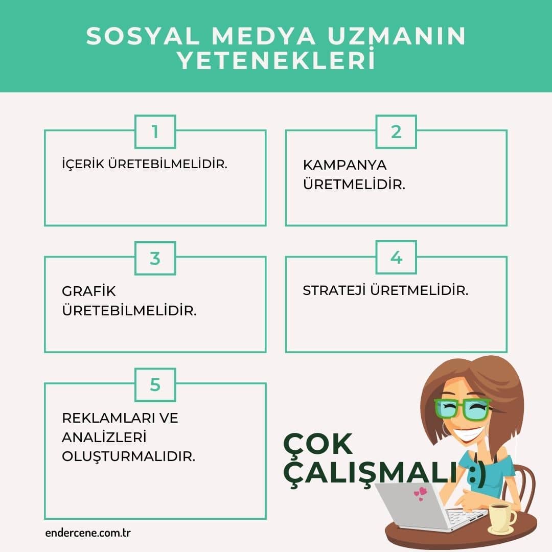 sosyal medya uzmanın yetenekleri